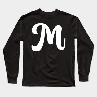 Letter M Long Sleeve T-Shirt